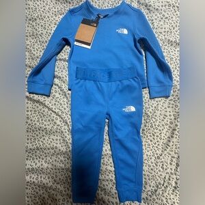 Toddler The North Face Bright Blue Waffle Knit Set